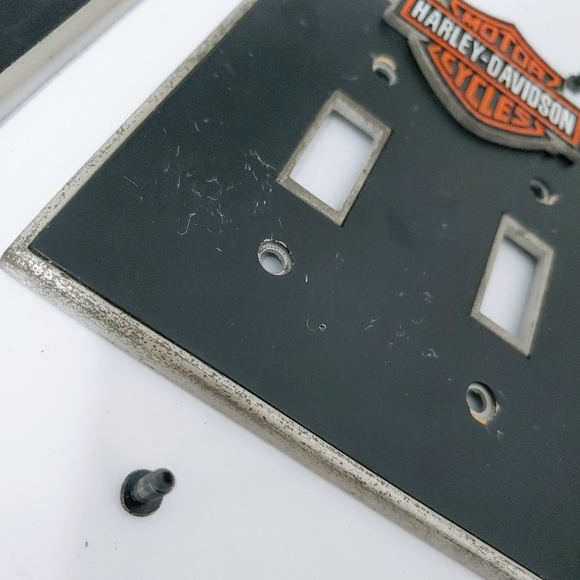Harley-Davidson light switch plates covers set of 2 Double & Single - Picture 10 of 11